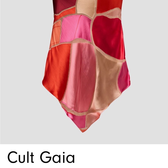 Cult Gaia Shalia Burnout Scoopneck top - Picture 3 of 4
